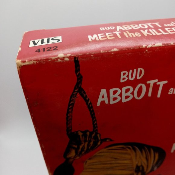 Abbot And Costello Meet The Killer Boris Karloff VHS Movie Vintage Media - Picture 6 of 14